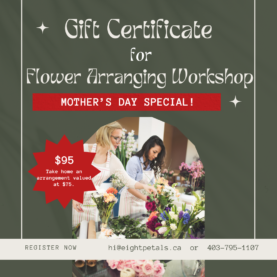 Flowers Workshop Gift Certificate